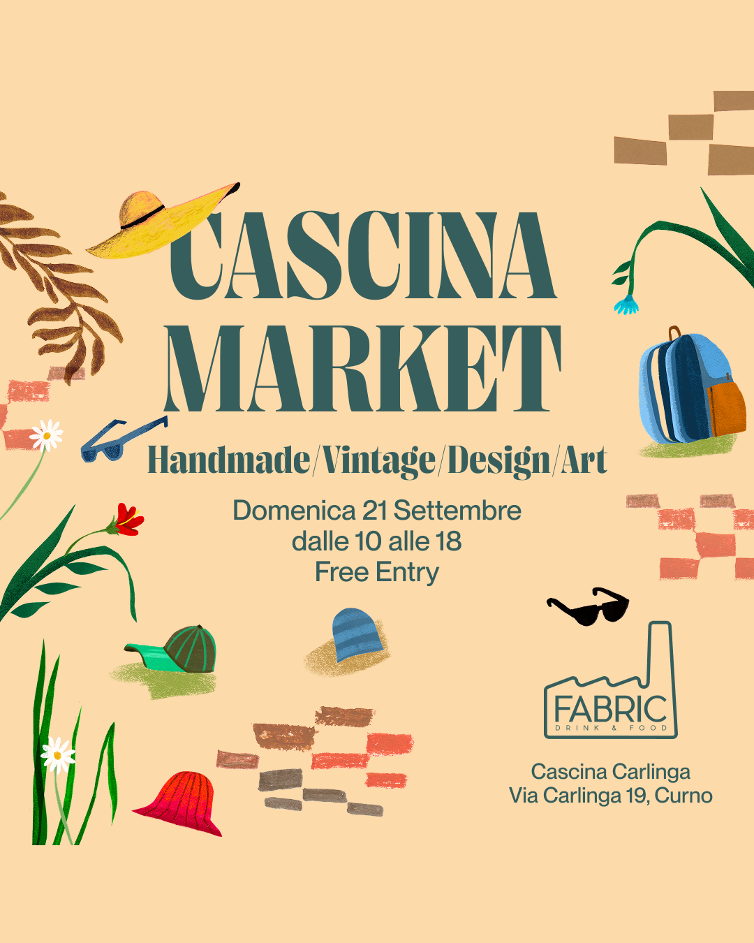 Locandina Cascina Market Settembre Bama Fashion